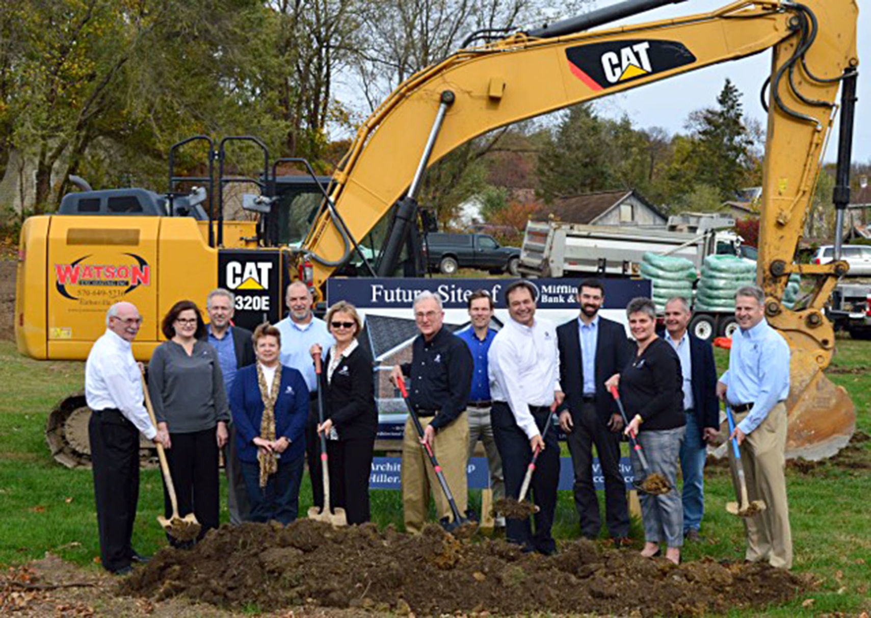 Bank breaks ground